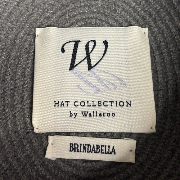 WALLAROO BRINDABELLA CHARCOAL LARGE BRIM HAT - Picture 4 of 6